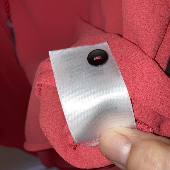 Nic + Zoe Watermelon Pink Boho Tunic Top Tassel Ties NWT Sz S But Can Fit Larger - Picture 10 of 11